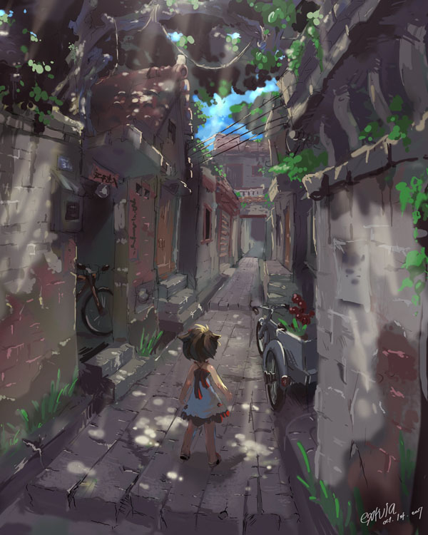 Alley in the Memory by extvia