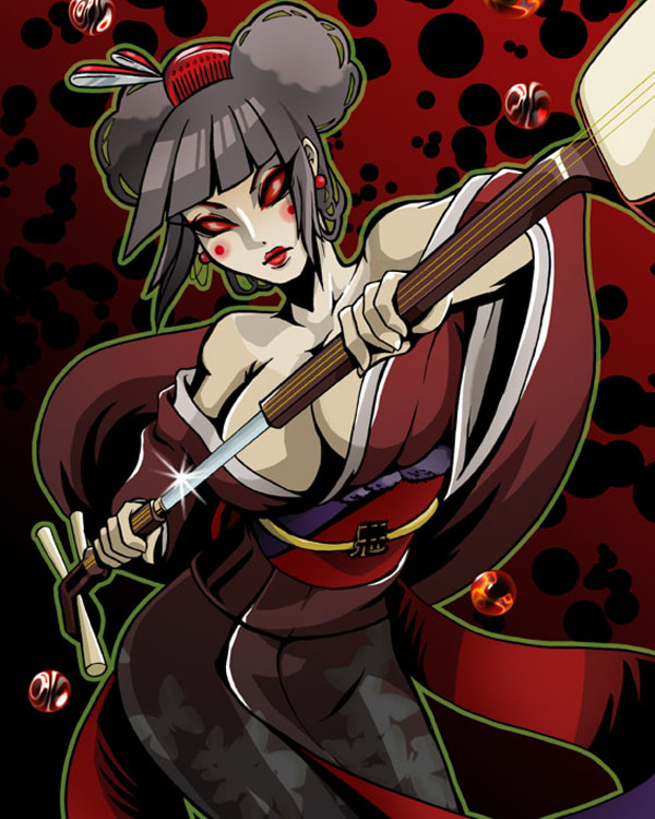 Evil Geisha by lycheesoda