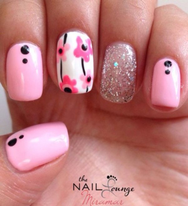 65 lovely Pink Nail Art Ideas  nenuno creative