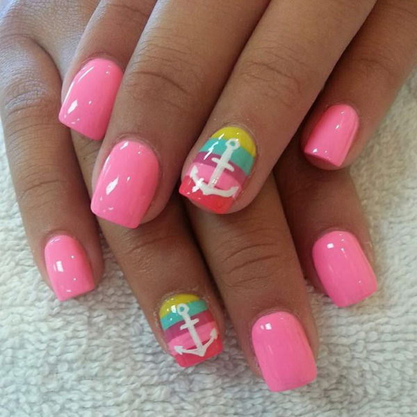 65 lovely Pink Nail Art Ideas  nenuno creative