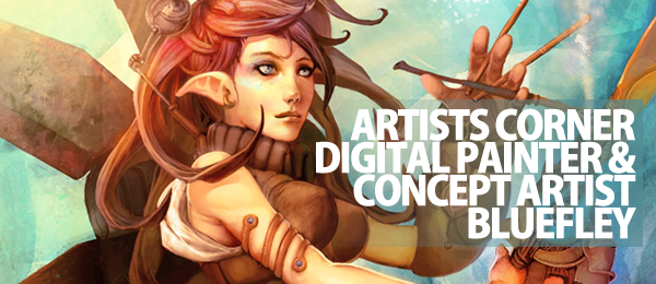 Artists Corner - Digital Painter & Concept Artist Bluefley - Nenuno 