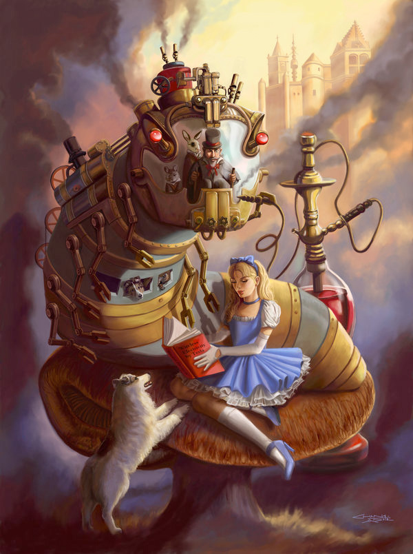 Art Work of Alice in Wonderland nenuno creative