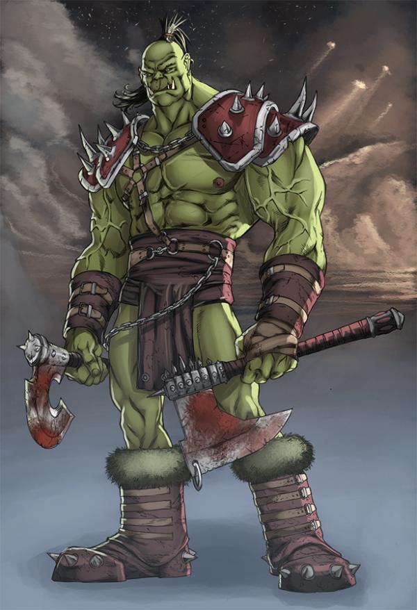 Orcs Warriors Fan Art in World of Warcraft - nenuno creative