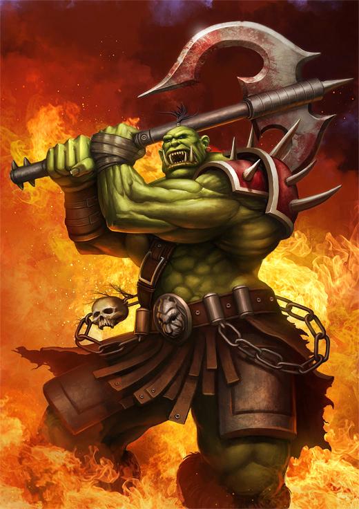 Orcs Warriors Fan Art in World of Warcraft - nenuno creative