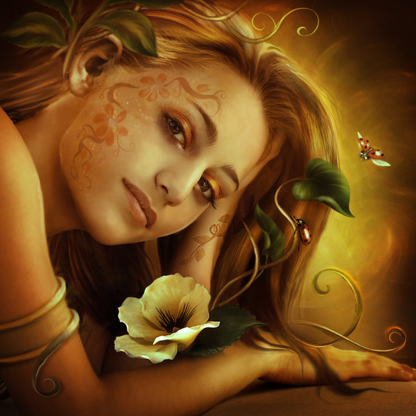 Glamorous Digital Art Portraits By Elena Dudina - Nenuno Creative