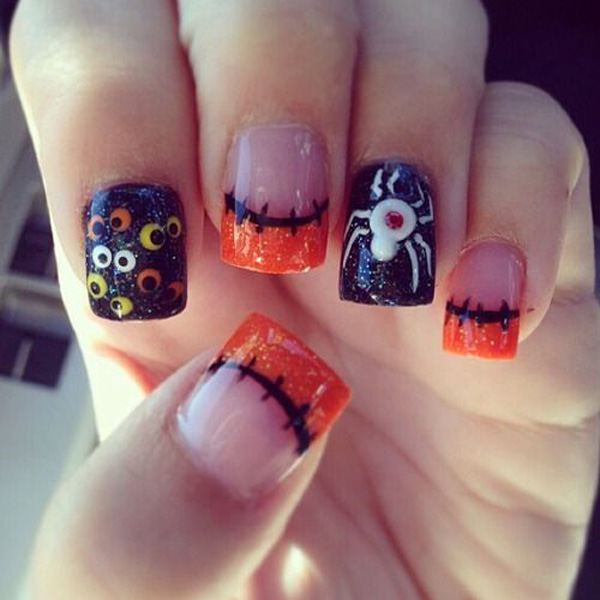 65 Halloween Nail Art Ideas - nenuno creative