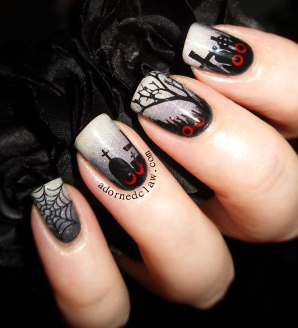 65 Halloween Nail Art Ideas Nenuno Creative