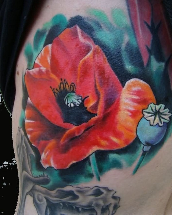 Top 30 Poppy Flower Tattoo: Colorful, Black & White Design Ideas (2024  Updated) - Saved Tattoo