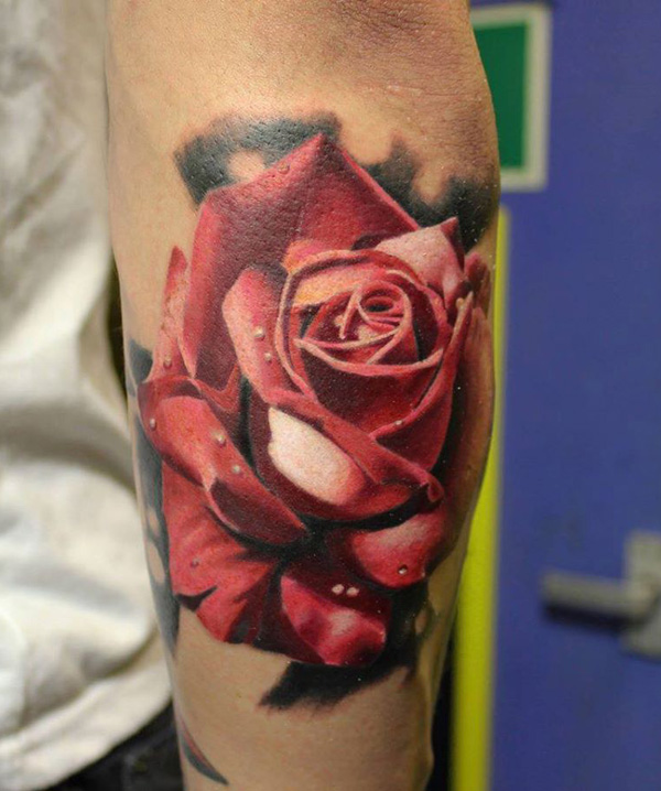 40 Eye-catching Rose Tattoos - nenuno creative