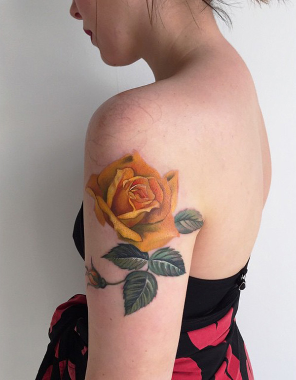 101 Best Small Yellow Rose Tattoo Ideas That Will Blow Your Mind  Outsons