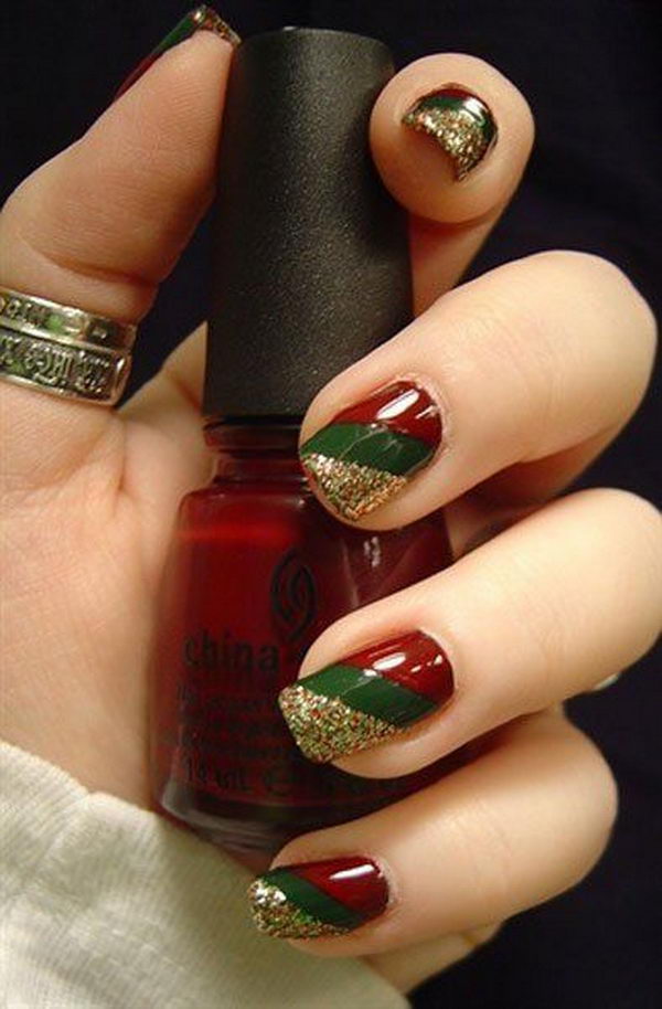 65 Christmas Nail Art Ideas Nenuno Creative