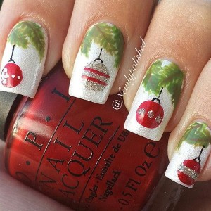 65 Christmas Nail Art Ideas - nenuno creative