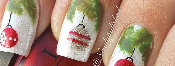 christmas nail art