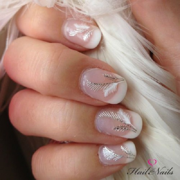 40 Feather Nail Art Ideas nenuno creative