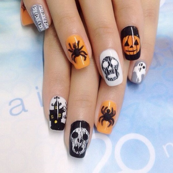 65 Halloween Nail Art Ideas - nenuno creative