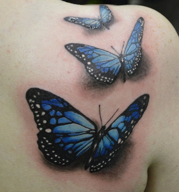 65 3D butterfly tattoos - nenuno creative