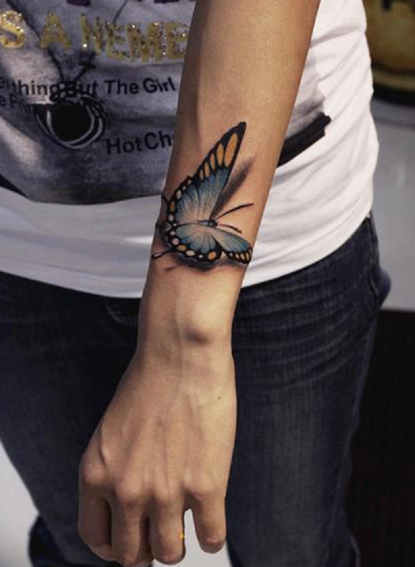 15 Latest 3D Butterfly Tattoo Designs You May Love  Pretty Designs  3d  butterfly tattoo Butterfly tattoo designs Realistic butterfly tattoo