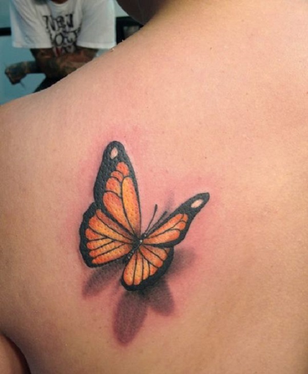 butterfly k 3d tattoo