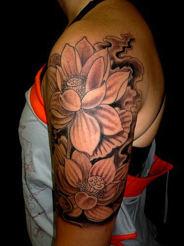 image of lotus flower tattoo