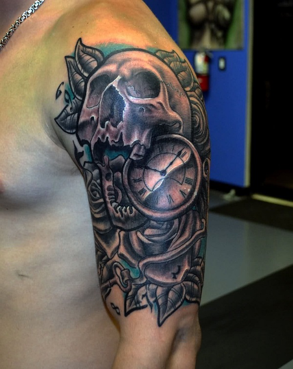skeleton tattoo man tumblr