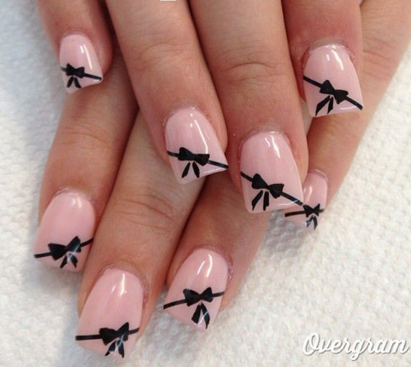 16 Adorable Bow Nail Designs for Women - Styles Weekly