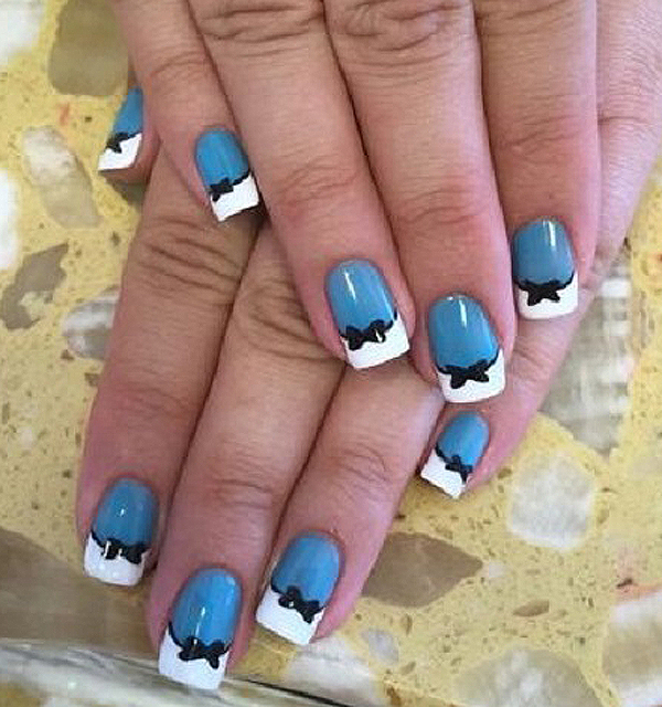 55 Bow Nail Art Ideas nenuno creative