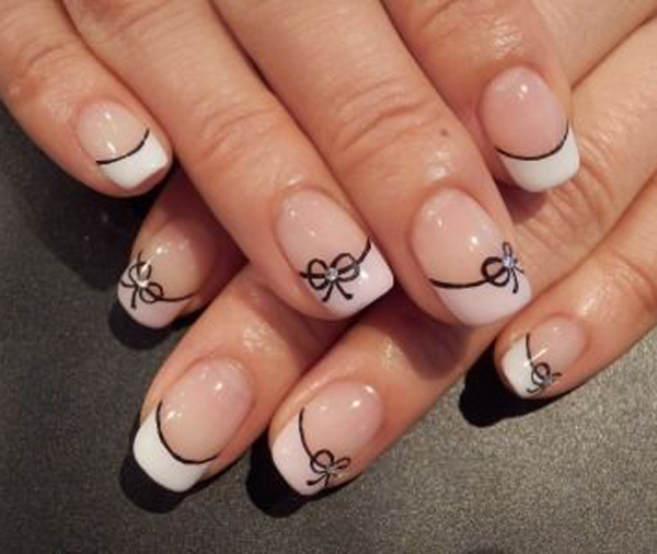 55 Bow Nail Art Ideas nenuno creative