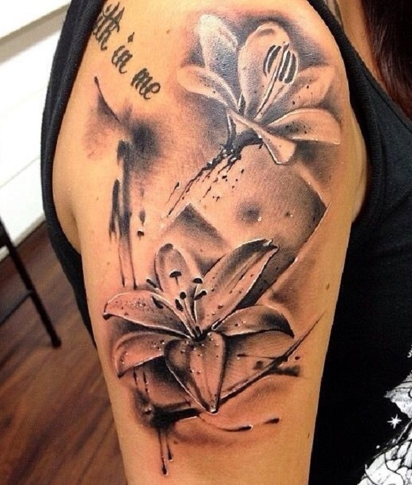 lilly tattoo | Lillies tattoo, Water lily tattoos, Tattoo designs