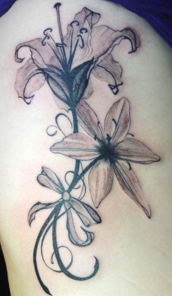 60 Beautiful Lily Tattoo Ideas - nenuno creative