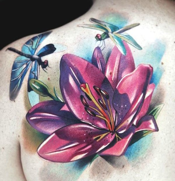60 Beautiful Lily Tattoo Ideas - nenuno creative