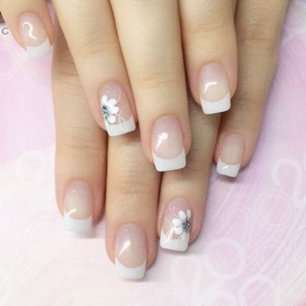 35 French Nail Art Ideas - nenuno creative