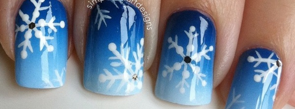 Mani Monday: Red Glitter Snowflake Nail Tutorial - Lulus.com Fashion Blog