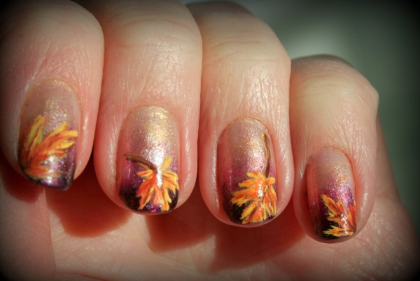 35 Leaf Nail Art Ideas - nenuno creative