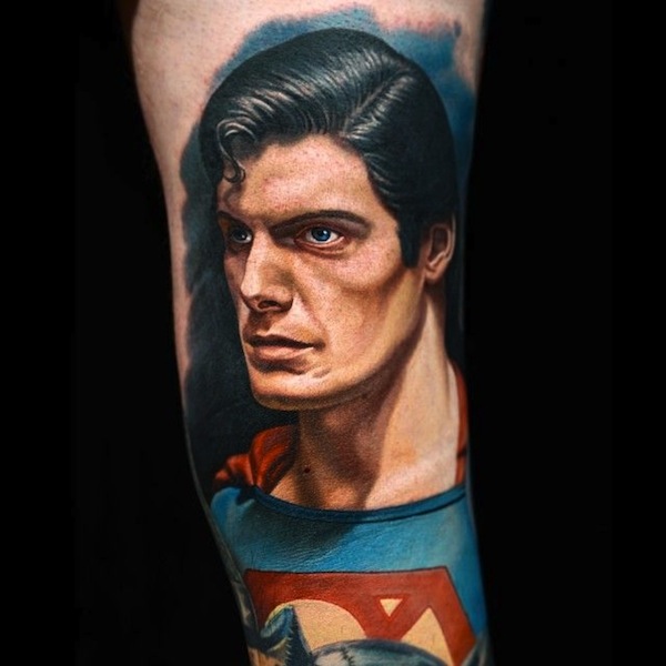 fatetattooersupermanowltattoobyfatetattooersupermanowlgirly colorcartoonytattoo