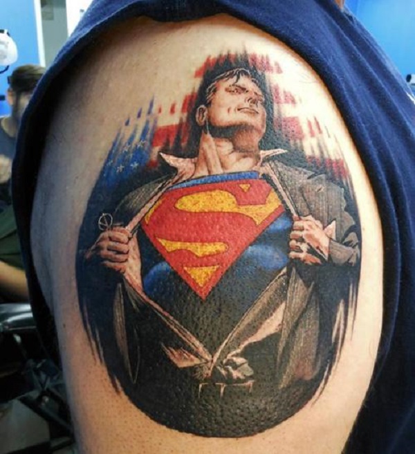 superman emblem tattoo｜TikTok Search