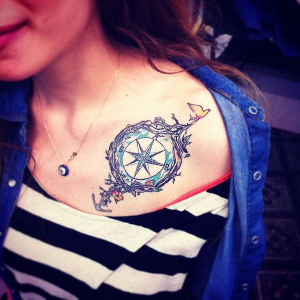 Anchor and flowers | Anchor flower tattoo, Carnation tattoo, Feminine  anchor tattoo