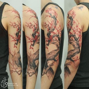 40+ Beautiful Cherry Blossom Tattoos - nenuno creative