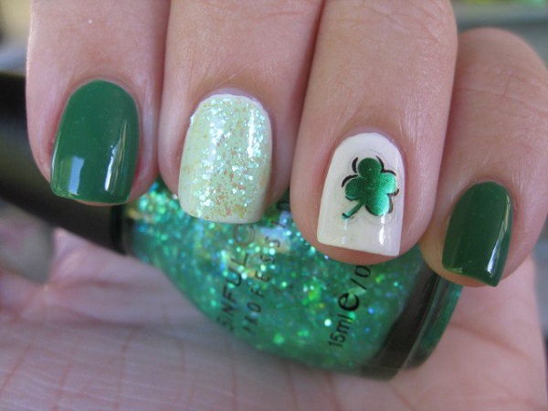 Clover Nail Art for St. Patty's Day - wide 5