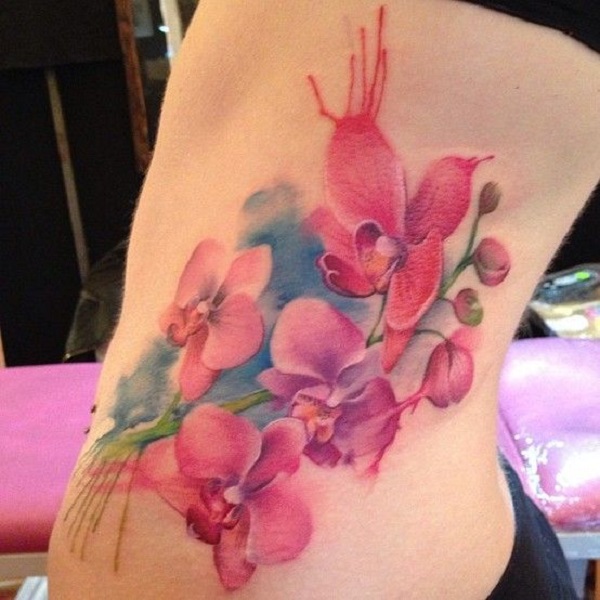 Details 75 orchid flower tattoo latest  thtantai2