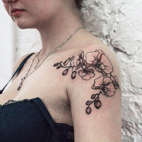 Orchid Tattoos Designs Ideas and Meaning  Tattoos For You