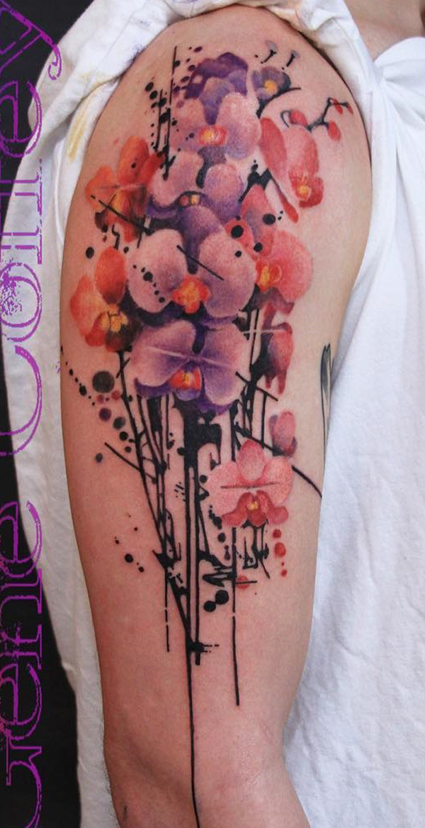 50+ Orchid Tattoo Ideas nenuno creative