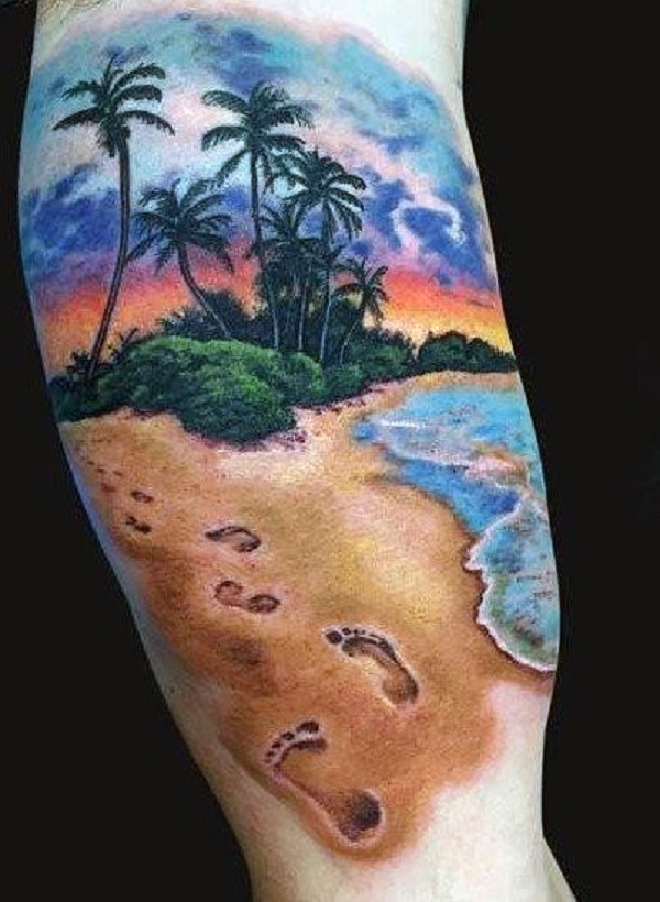 60 Awesome Beach Tattoos Free Press