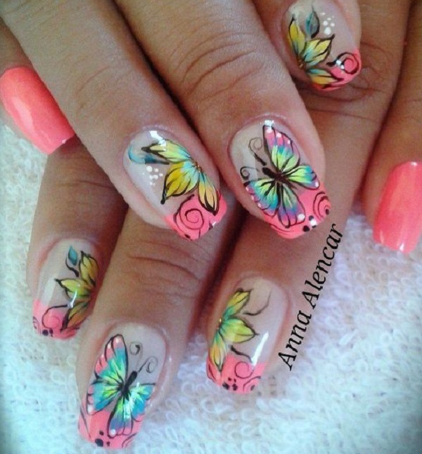 25 Butterfly Nail Art Ideas Nenuno Creative 