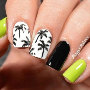 40 Palm Tree Nail Art Ideas - nenuno creative