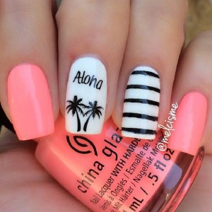 40 Palm Tree Nail Art Ideas - nenuno creative