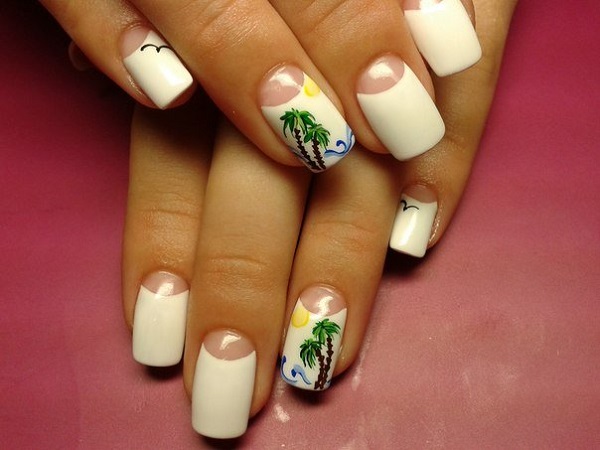 1. "Palm Tree Nail Art Tutorial with Christmas Decorations" - wide 10