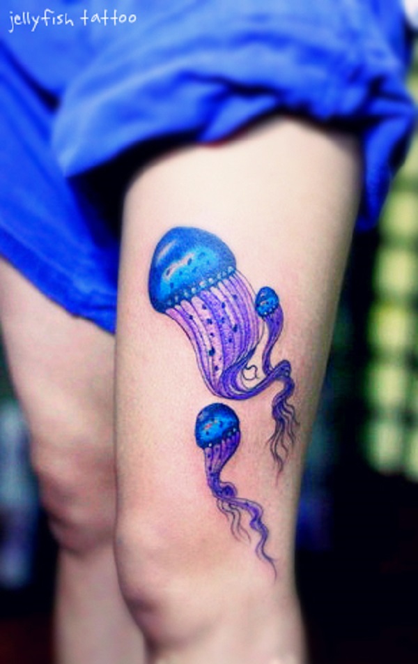 Finally got my dream tat! Thanks Amanda from dark arts tattoo shop in bel  air MD : r/jellyfish