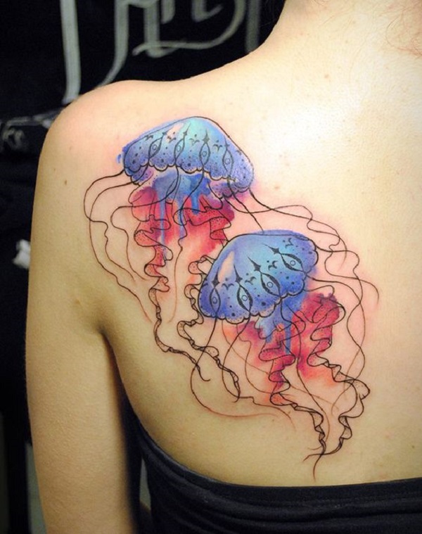 Jellyfish Temporary Tattoo  Etsy Australia