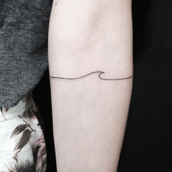 Tattoo Trends - Circle Simple Wave Mens Small Forearm Tattoo -  TattooViral.com | Your Number One source for daily Tattoo designs, Ideas &  Inspiration