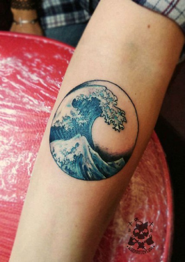 35 Wave Tattoo Design Ideas  nenuno creative